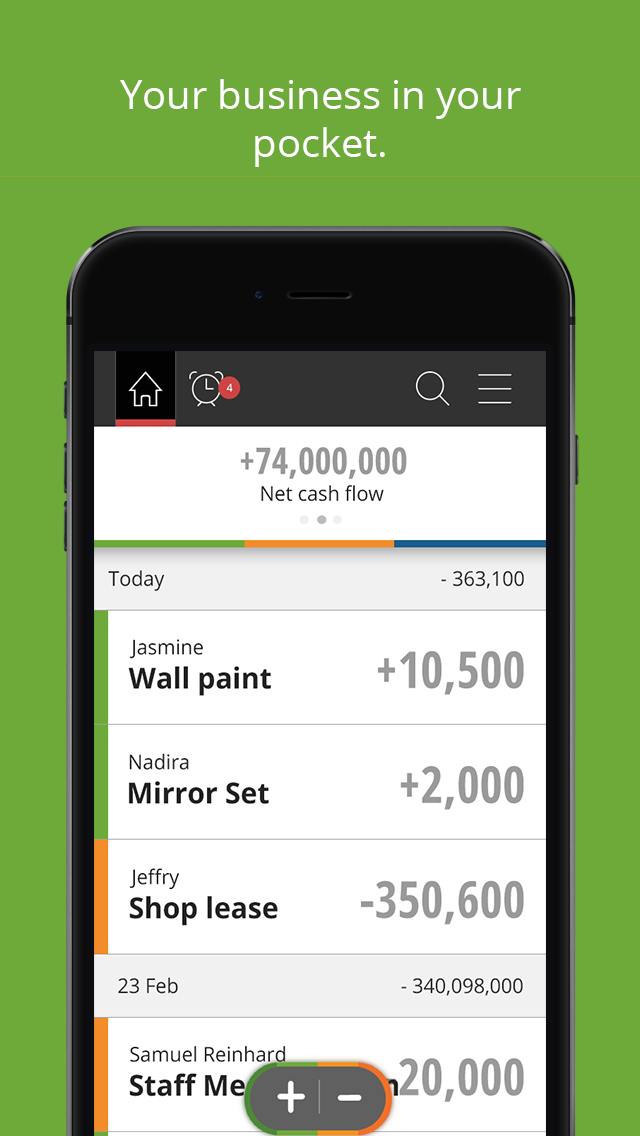 Cashflow Screen 1