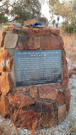 Elands River Post Siege Memorial 