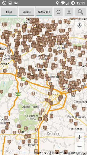 AutoVelox Fissi e Mobili Map