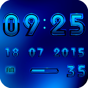 A-BLUE Digital Clock Widget.apk 2.60