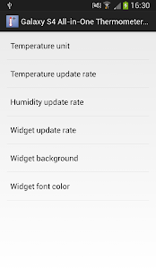 Galaxy S4 All-in-1 Thermometer - screenshot thumbnail