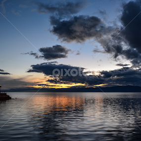 Winter sunset by Blagoja Pulceski - Landscapes Sunsets & Sunrises