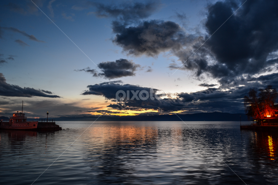 Winter sunset by Blagoja Pulceski - Landscapes Sunsets & Sunrises