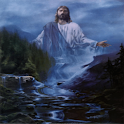 Jesus Waterfall Live Wallpaper