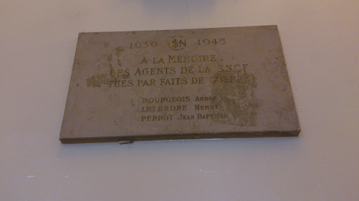 Mémorial aux morts de la SNCF 1939-1945