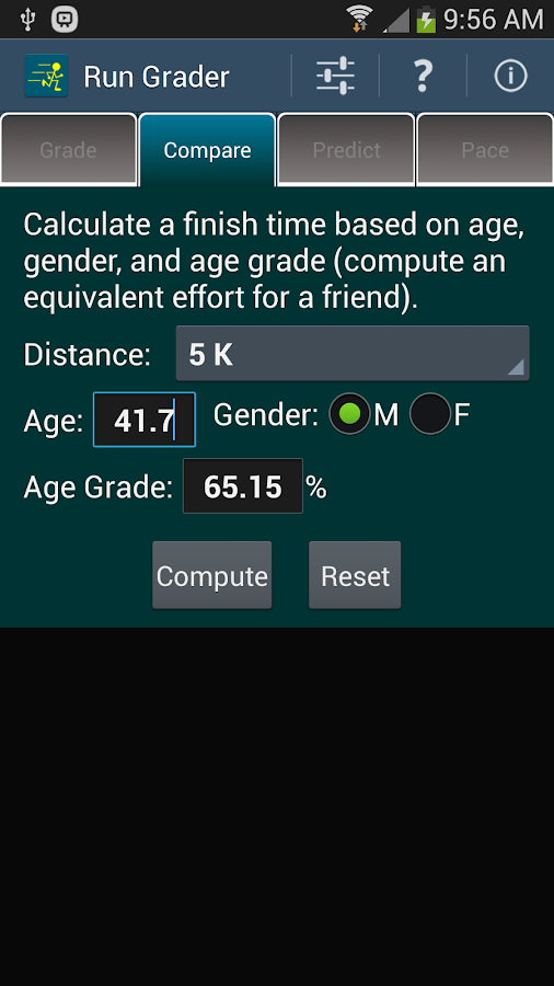Run Grader AgeGrading + Android Apps on Google Play