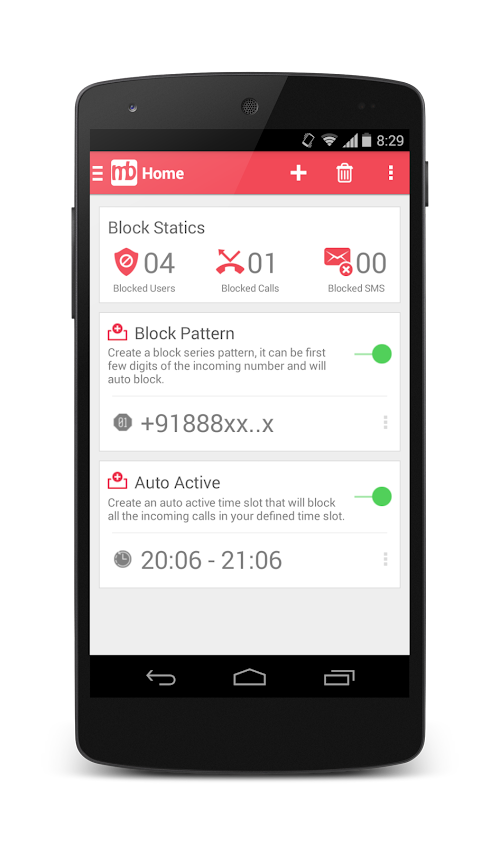 Android application MBlocker - Premium screenshort