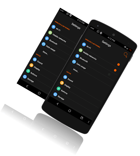 MIUI DARK CM11 PA MAHDI THEME