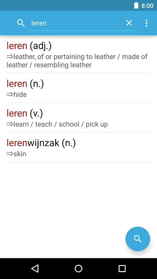 Dutch English Dictionary Android Apps on Google Play