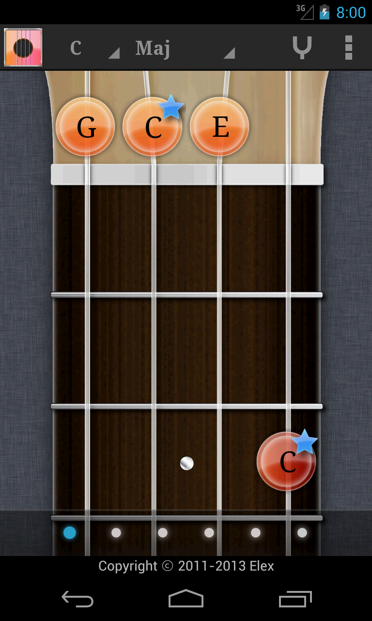 Android application Ukulele Chord+Scale+Tuner+... screenshort