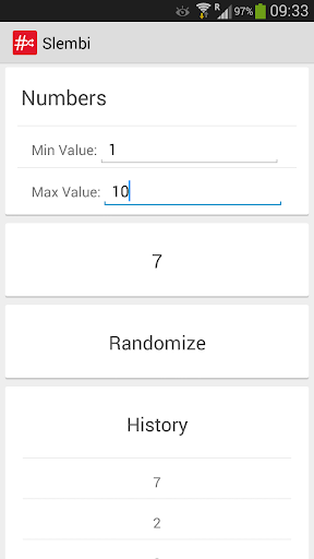 Slembi - RandomNumberGenerator