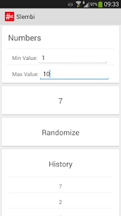 Free Slembi - RandomNumberGenerator APK