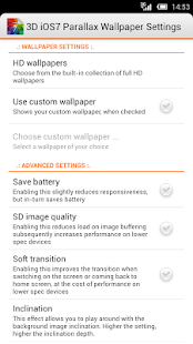 3D iOS7 Parallax LWP - screenshot thumbnail