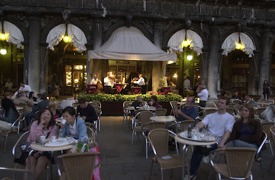 Cocktail hour at Cafe FLorian.