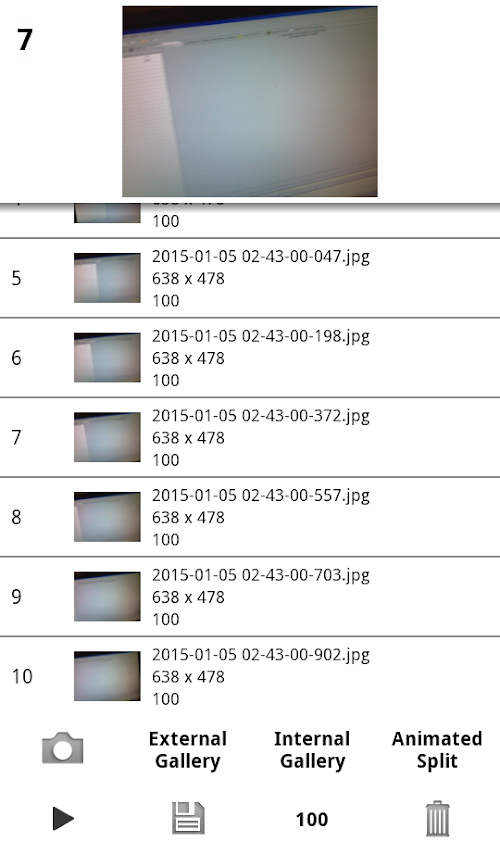 Android application Animated GIF Maker screenshort