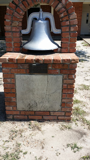 Iola High School Erected Bell Monument