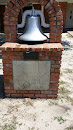 Iola High School Erected Bell Monument