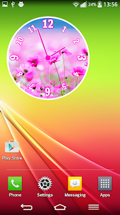 How to install Pink Clock Widget patch 1.1 apk for pc