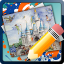 Drawing Disney Cartoons mobile app icon