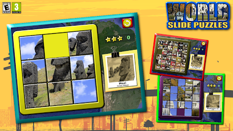 Kids Slide Puzzle World poster 1