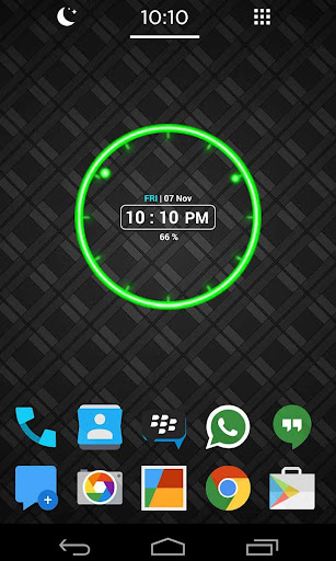 Neon Clock Widget