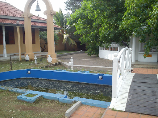 Fountain and Bell Tower at Fort Temple