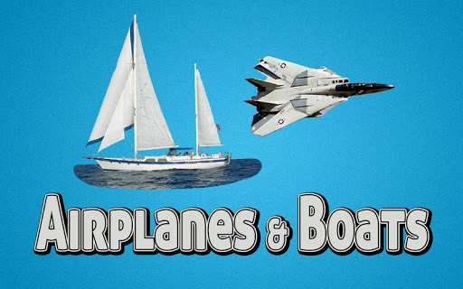 Airplanes Boats App - Free