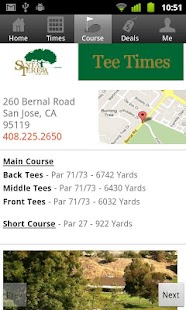 Santa Teresa Tee Times Screenshots 2