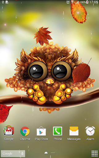 【免費個人化App】Autumn Little Owl Wallpaper-APP點子