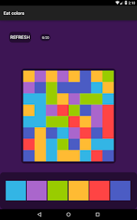 Eat colors - Flood it game Screenshots 1
