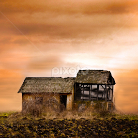 Old house on field by Djordje Novakov - Buildings & Architecture Other Exteriors