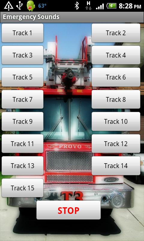 Emergency Sound Effects Screen 2