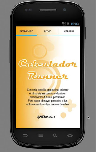 Calculador Runner