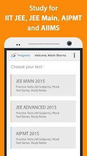 IIT JEE AIPMT Smart Testprep Screenshots 0