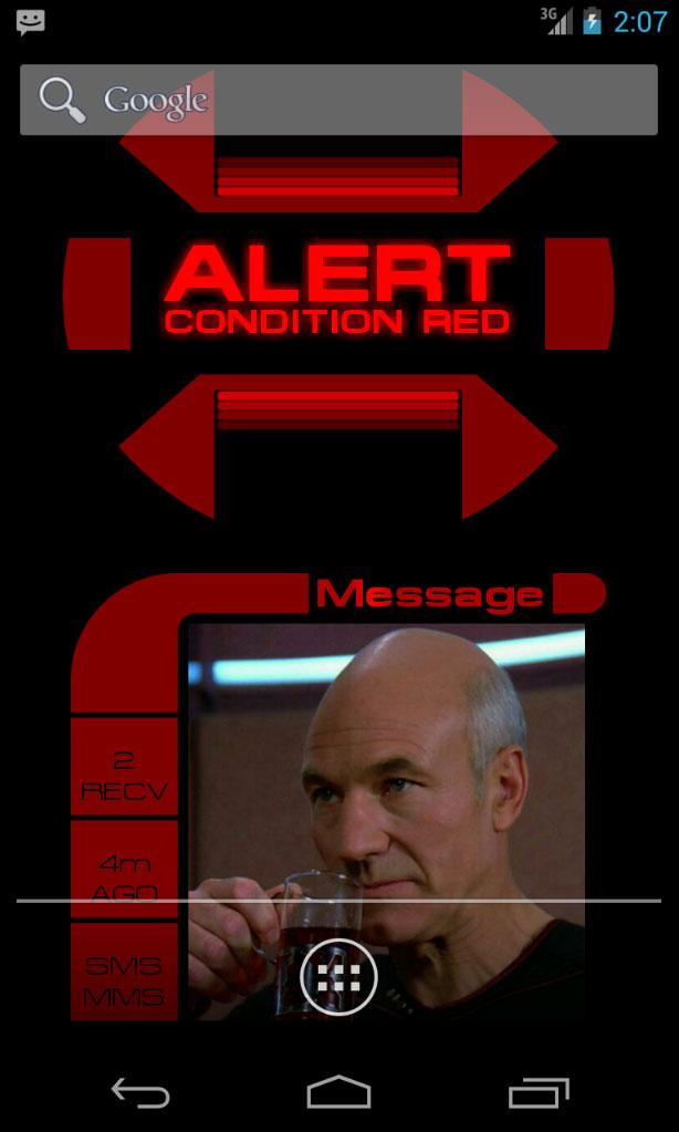 ST: Red Alert Wallpaper Screen 2