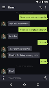 Free EvolveSMS Theme Bubbly Green APK