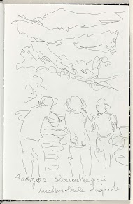 Drie mannen in de Observatiepost Luchtmobiele Brigade