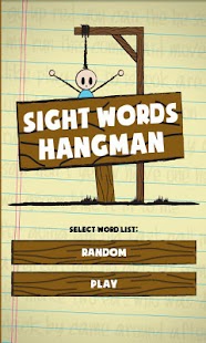 Sight Words Hangman