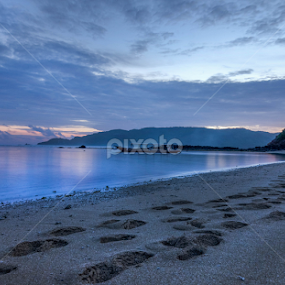 Beachwalk by Vitto Arvin - Landscapes Sunsets & Sunrises