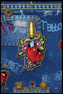 Download ADW Theme Denim Tattoo APK for PC