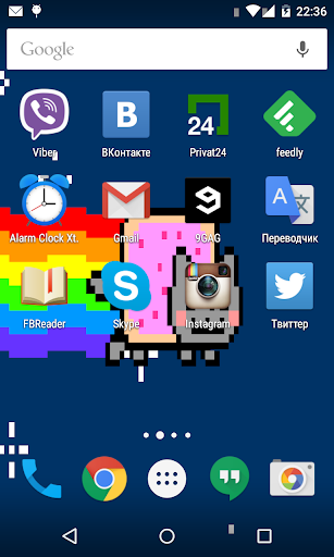 【免費媒體與影片App】Nyan Cat Live Wallpaper-APP點子