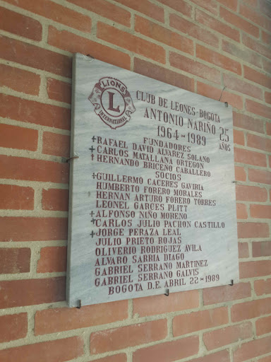 Placa Club De Leones