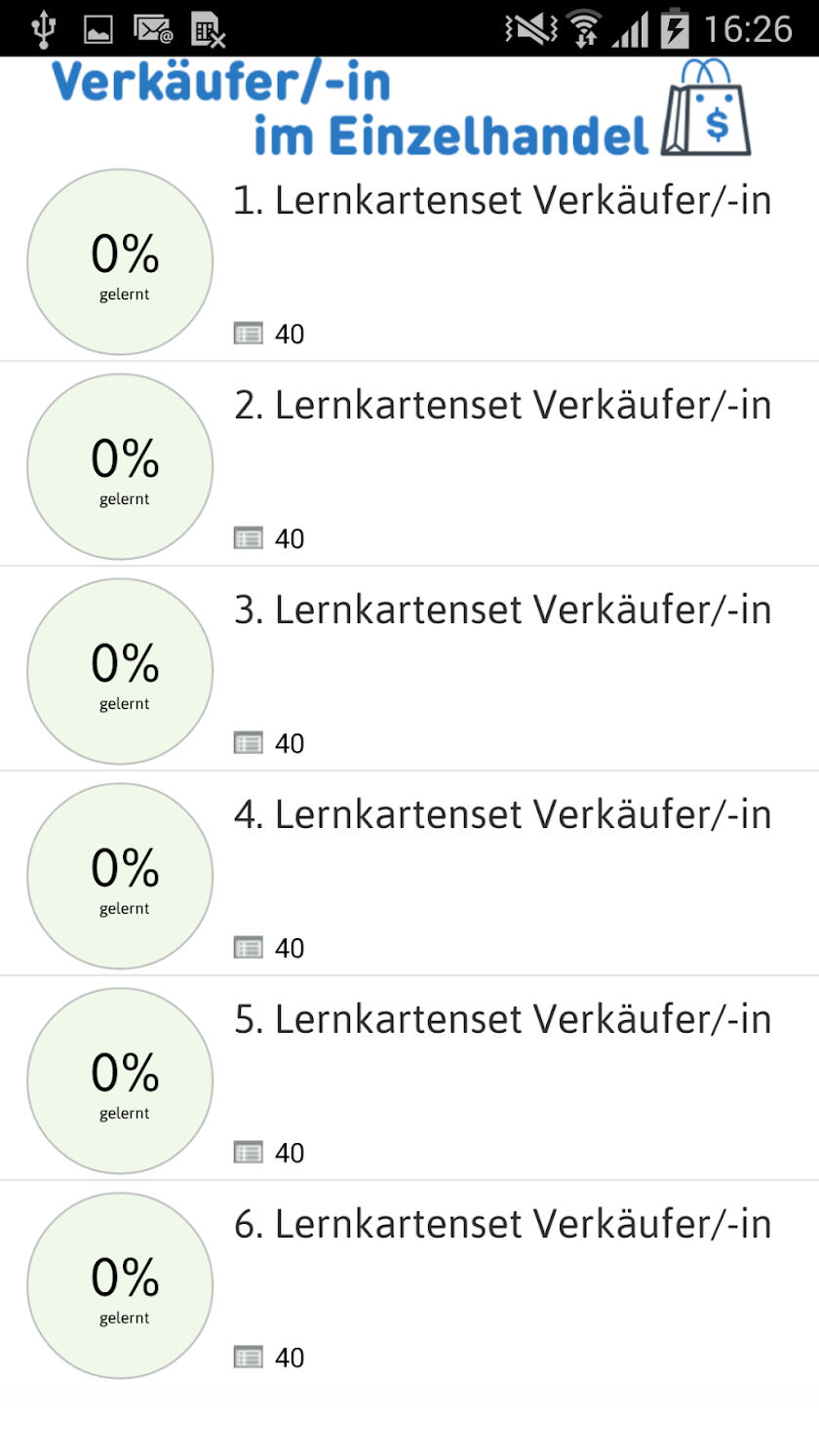 Kaufmann Einzelhandel Prüfung Screen 2