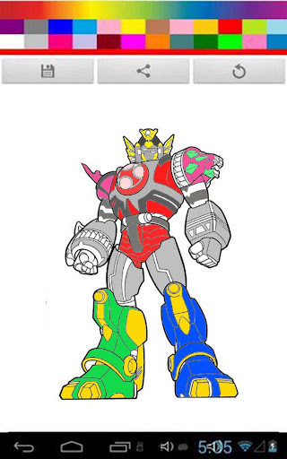 Coloring Games : Power Rangers