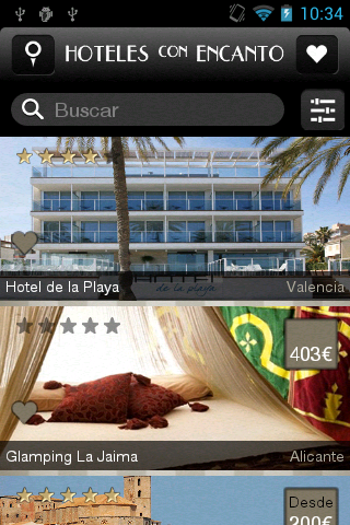 App Hoteles con encanto