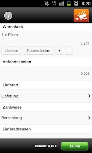 Pizza Express-Pizza bestellen Screenshots 3