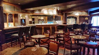 Vines Wine Bar, where tapas are complimentary, on Emerald Princess.