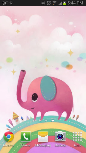 Pink Elephant - Live Wallpaper