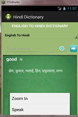    World English Hindi Dictionary- screenshot  