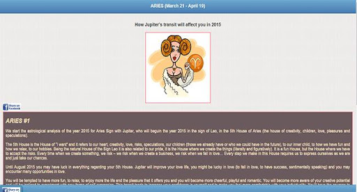 免費下載生活APP|Horoscope 2015-Star Influence app開箱文|APP開箱王